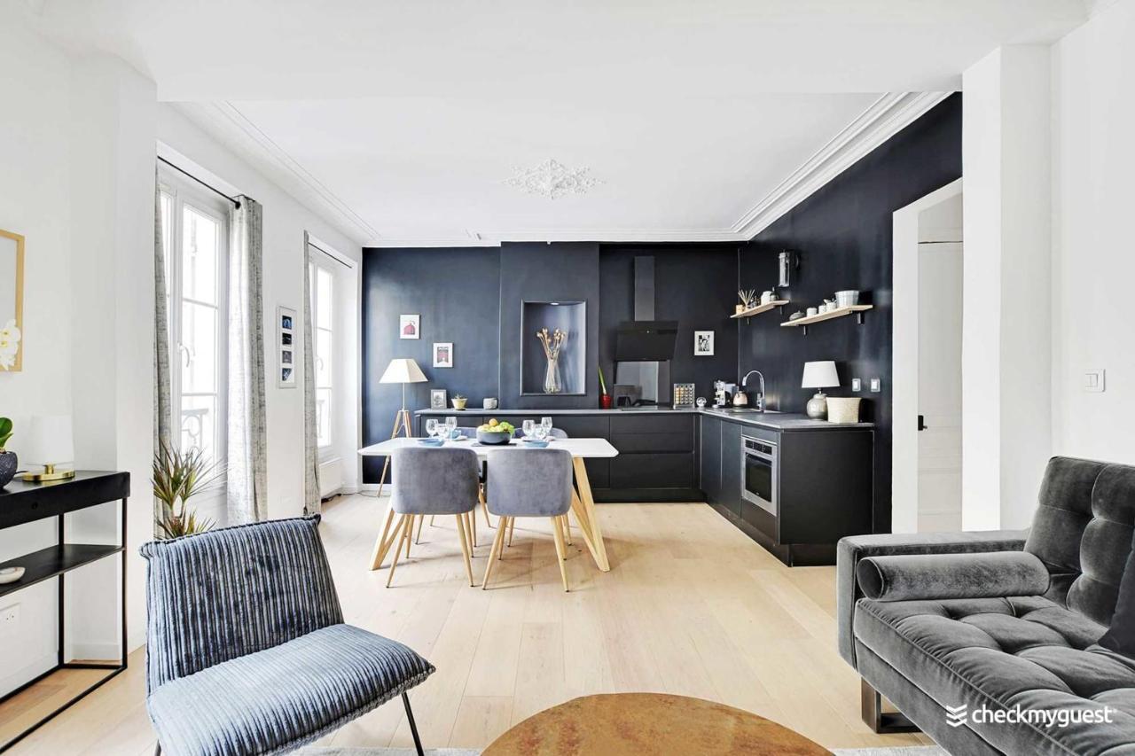Elegant Apartment - 1Br-4P - Les Batignolles Parijs Buitenkant foto