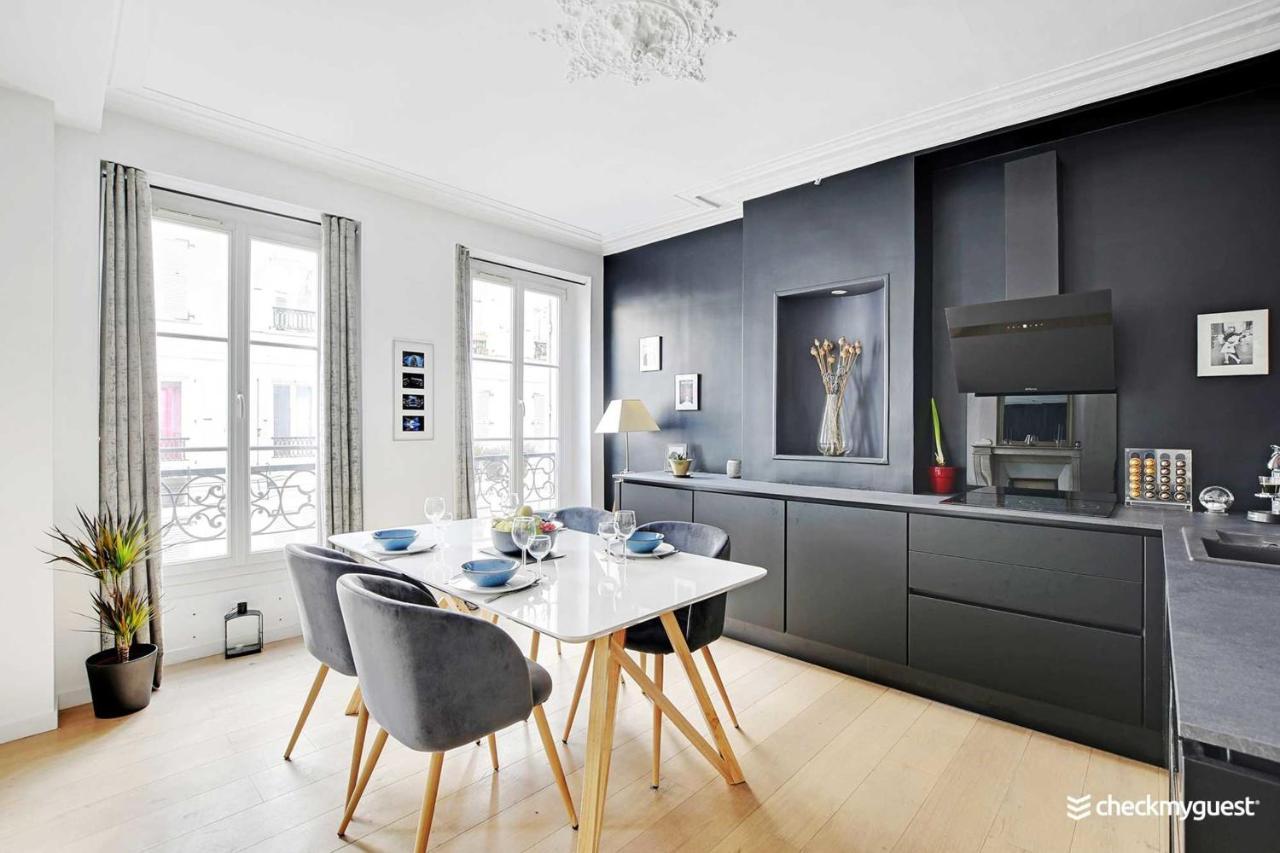Elegant Apartment - 1Br-4P - Les Batignolles Parijs Buitenkant foto